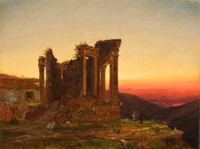 Temple of the Sibyl, Tivoli (Early Morning at Paestum), 1876 by Jasper Francis Cropsey